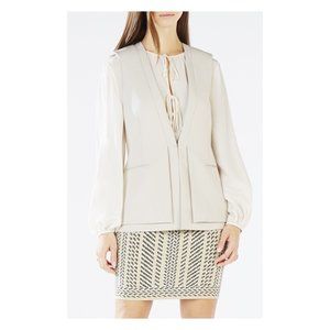 BCBG Max Azria Eddie Double Layer Vest, Like New